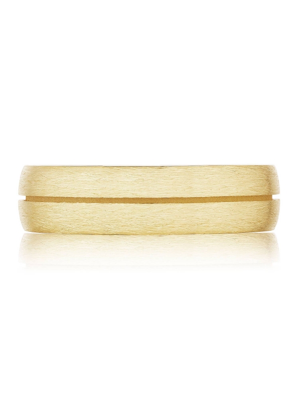Classic Streamline in Brush Finish Wedding Band