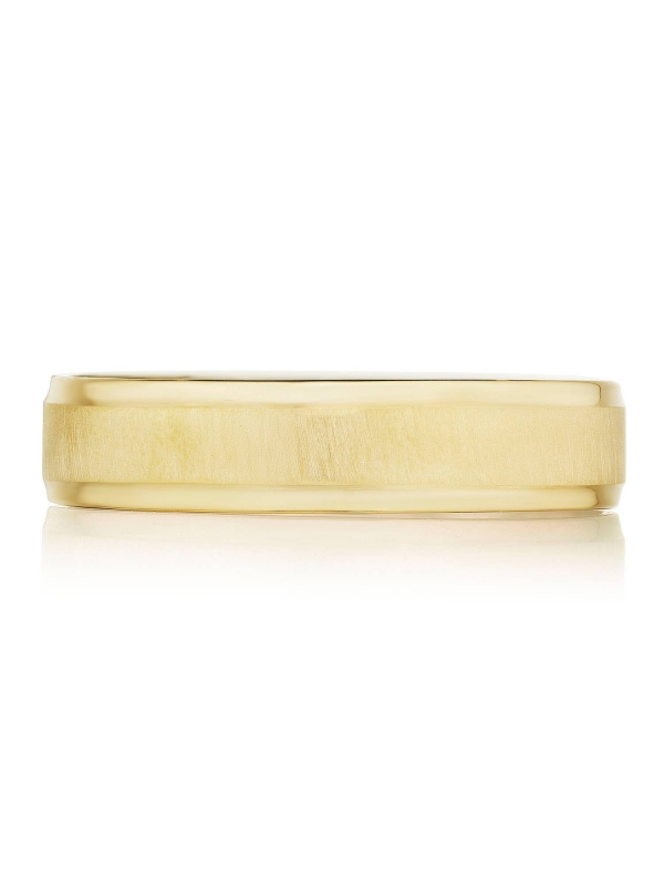 Classic Bevel Edge in Satin Finish Wedding Band