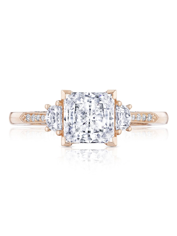 Princess 3-Stone Engagement Ring