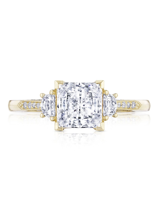 Princess 3-Stone Engagement Ring