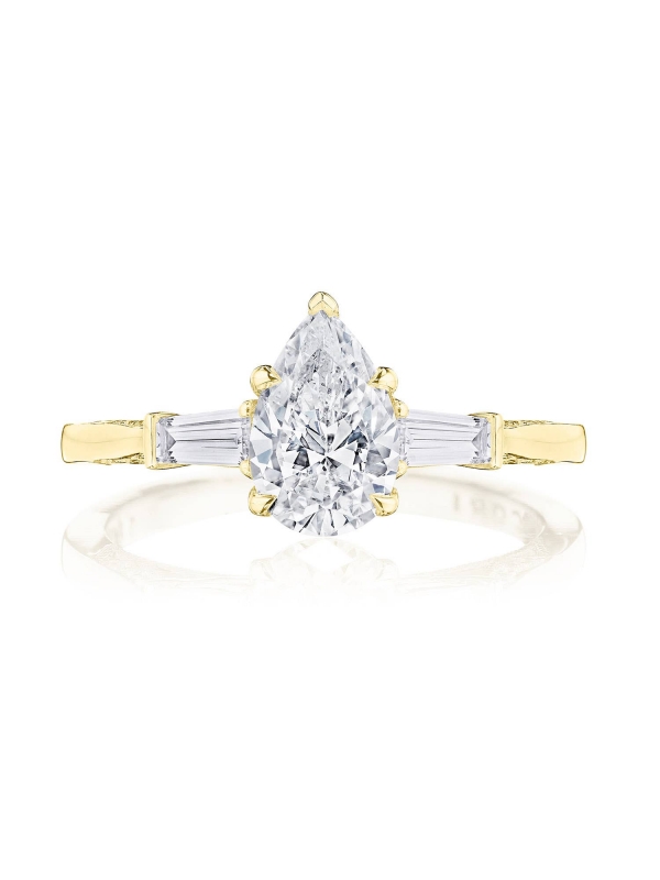 Pear 3-Stone Engagement Ring