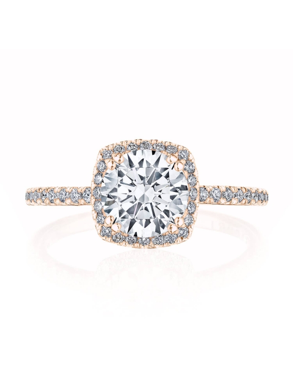 Cushion Bloom Engagement Ring