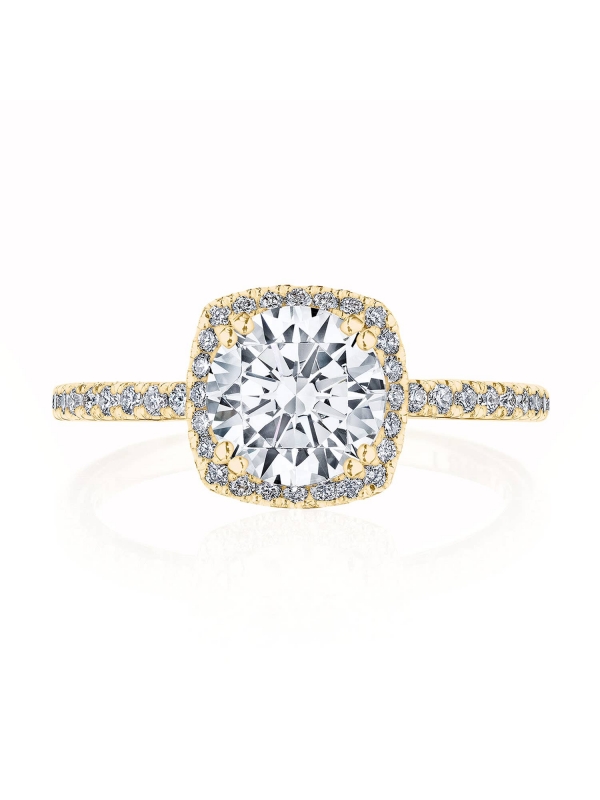 Cushion Bloom Engagement Ring