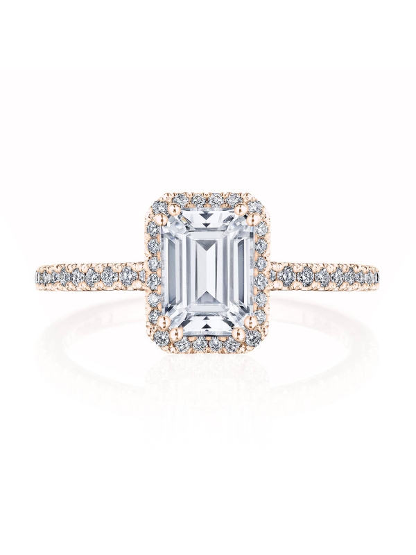 Emerald Bloom Engagement Ring