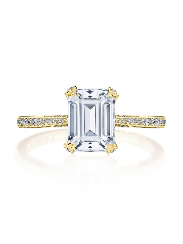 Emerald Solitaire Engagement Ring