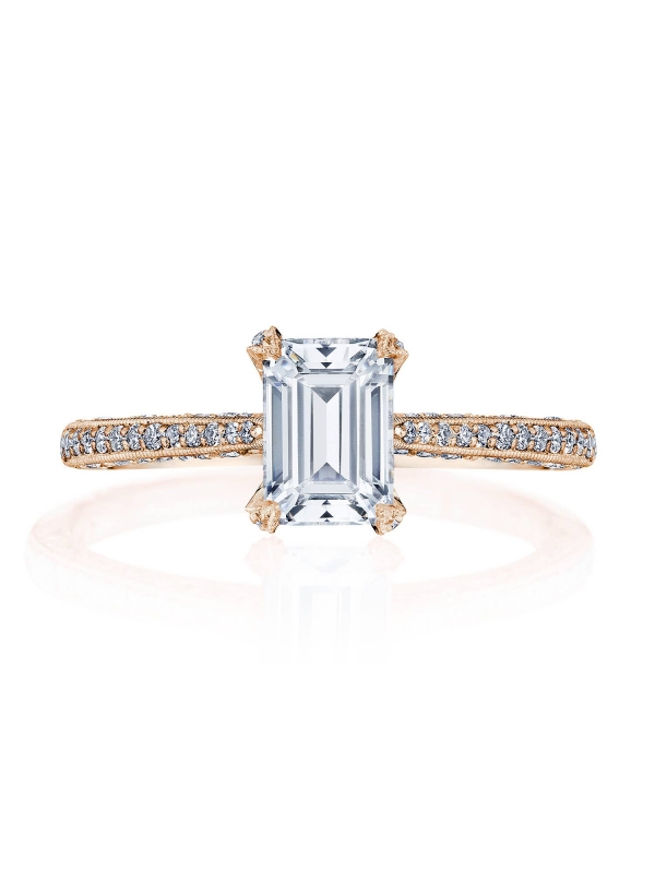 Emerald Solitaire Engagement Ring