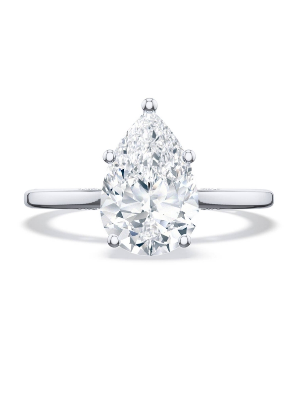 Pear Solitaire Engagement Ring