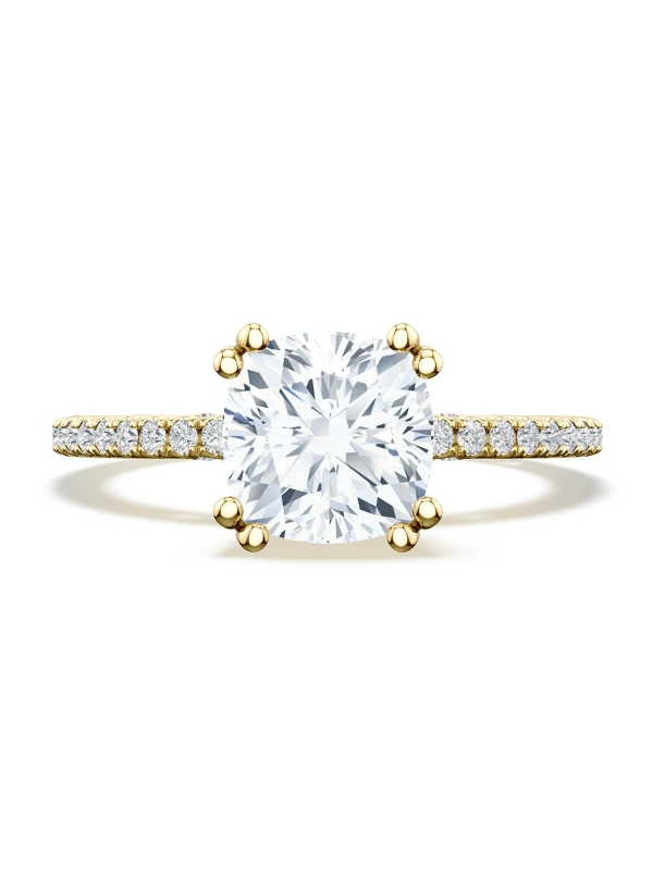 Cushion Solitaire Engagement Ring