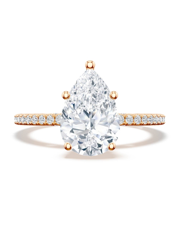 Pear Solitaire Engagement Ring