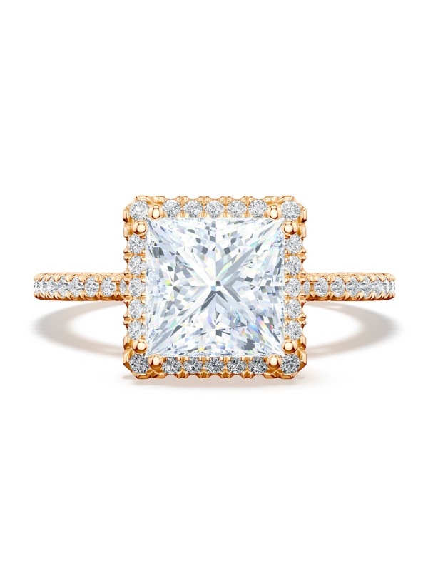 Princess Bloom Engagement Ring
