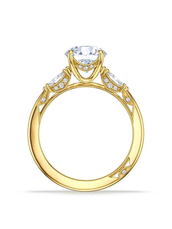 Round Bloom Engagement Ring