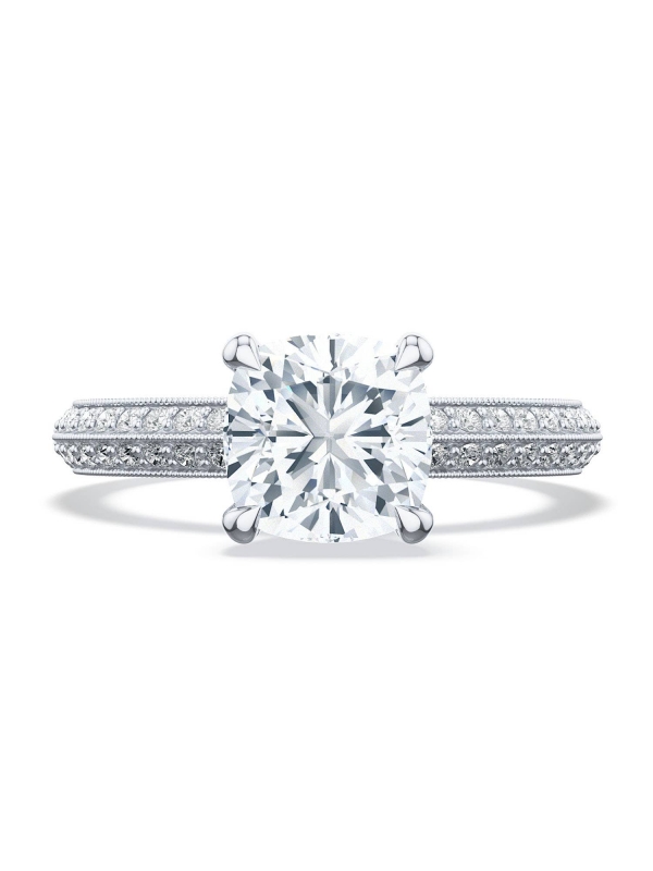 Cushion Solitaire Engagement Ring