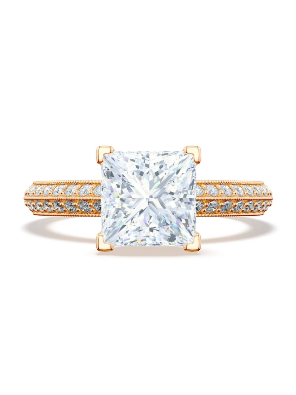 Princess Solitaire Engagement Ring