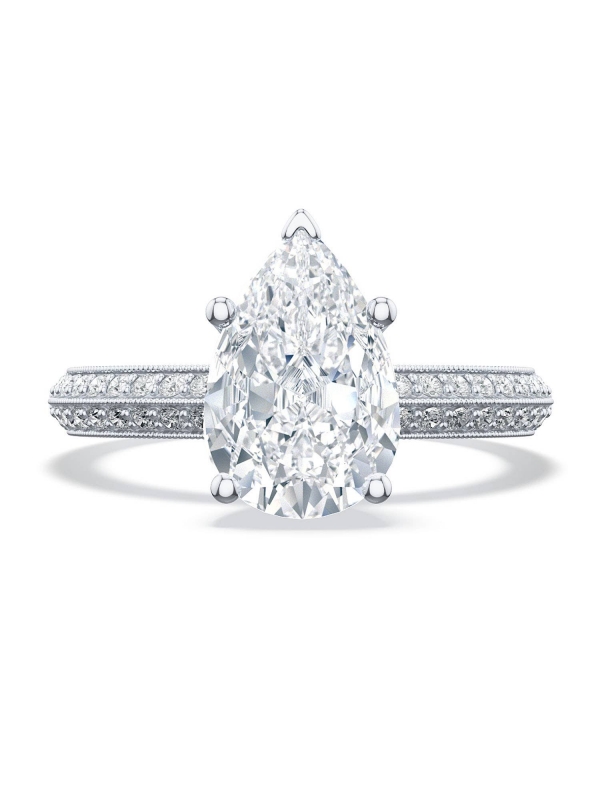 Pear Solitaire Engagement Ring