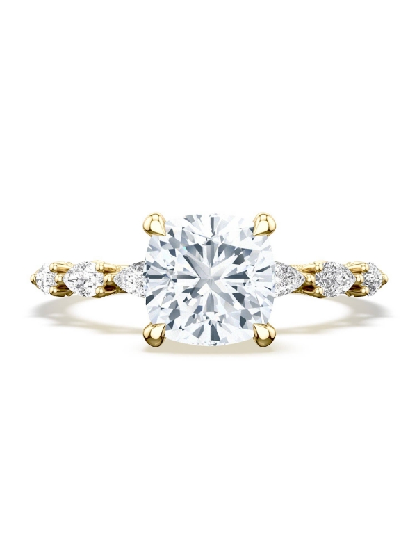Cushion Solitaire Engagement Ring