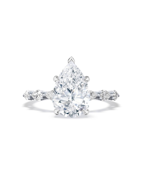Pear Solitaire Engagement Ring