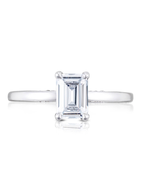 Emerald Solitaire Engagement Ring