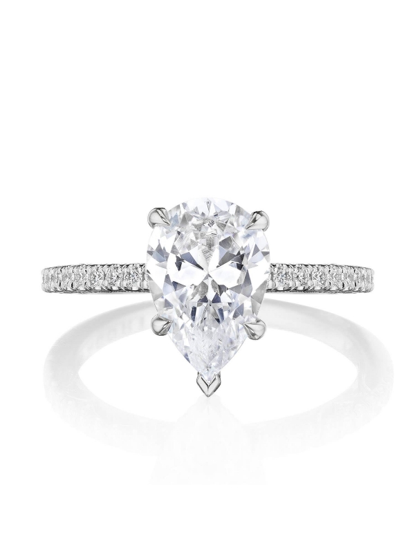 Pear Solitaire Engagement Ring