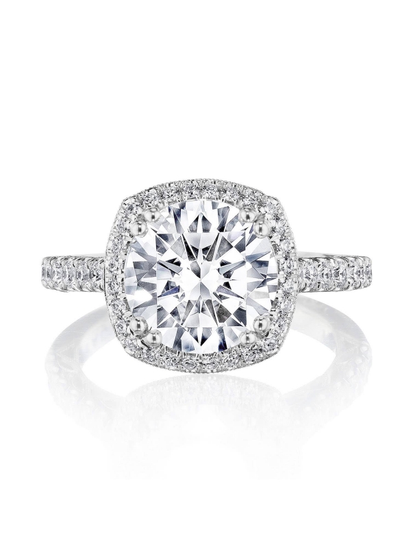 Cushion Bloom Engagement Ring
