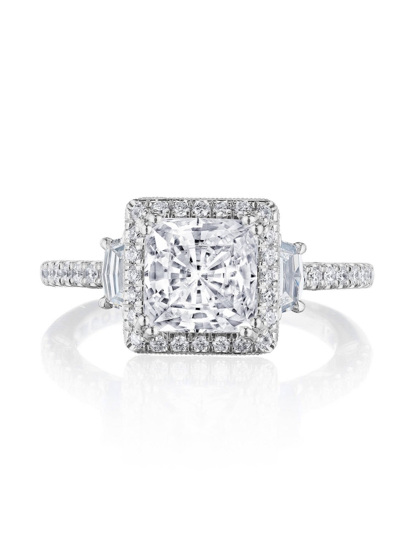 Princess 3-Stone Engagement Ring