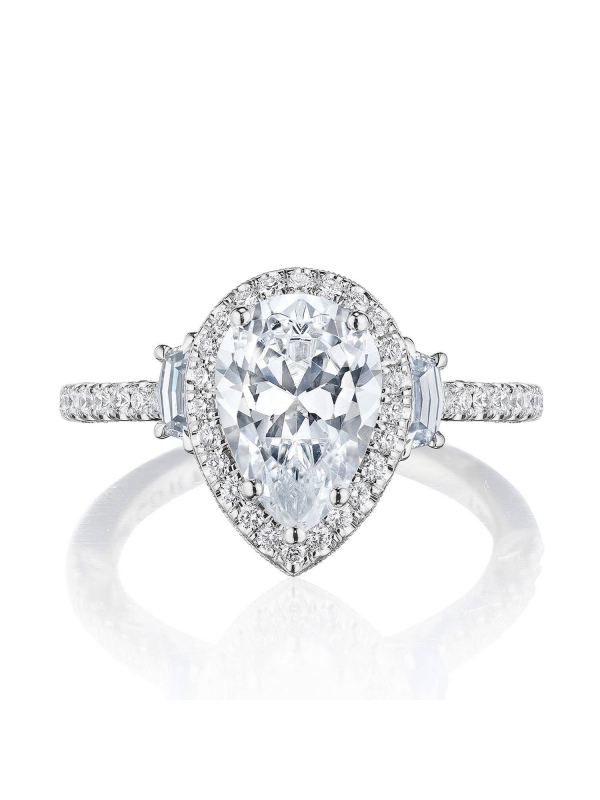 Pear 3-Stone Engagement Ring