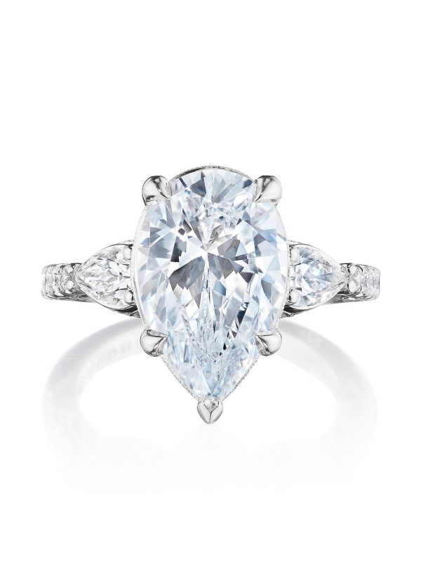 Pear 3-Stone Engagement Ring