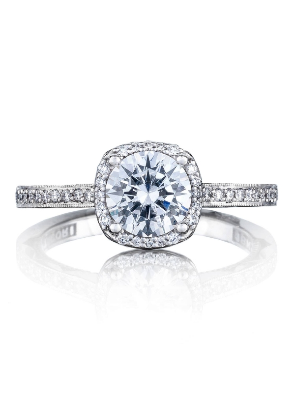 Round Bloom Engagement Ring