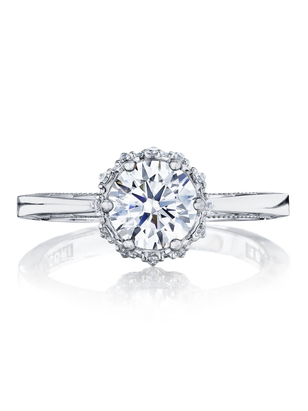 Round Bloom Engagement Ring
