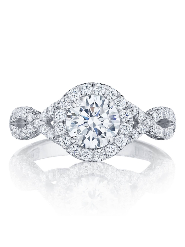Round Bloom Engagement Ring