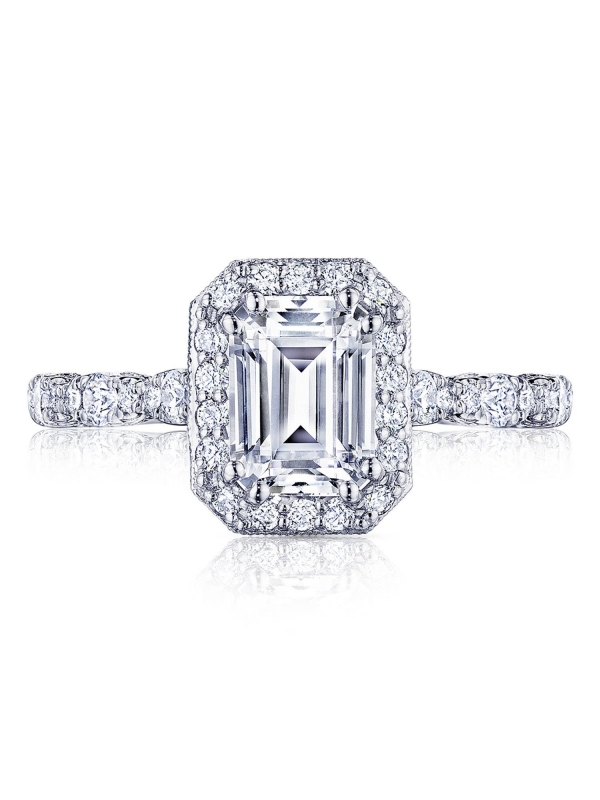 Emerald Bloom Engagement Ring