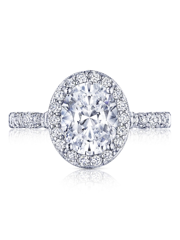 Oval Bloom Engagement Ring