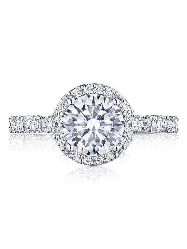 Round Bloom Engagement Ring