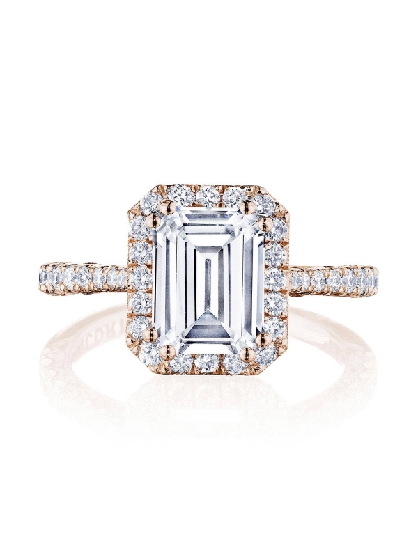 Emerald Bloom Engagement Ring