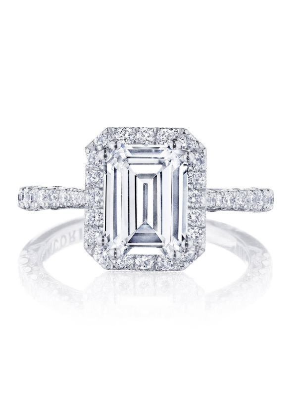 Emerald Bloom Engagement Ring