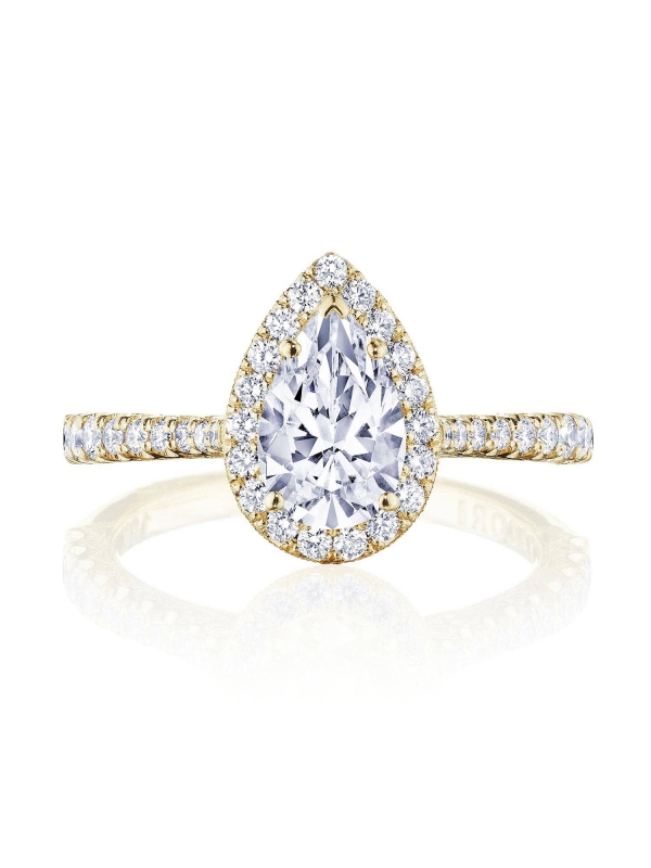 Pear Bloom Engagement Ring