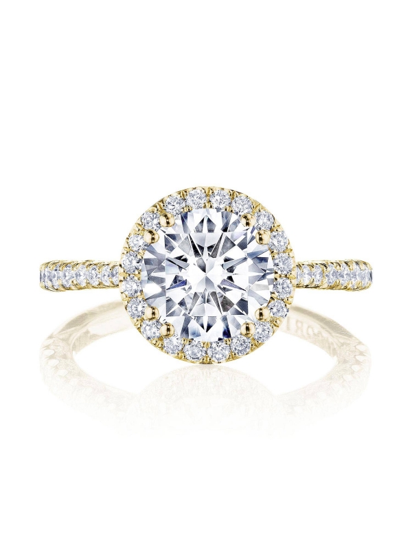 Round Bloom Engagement Ring