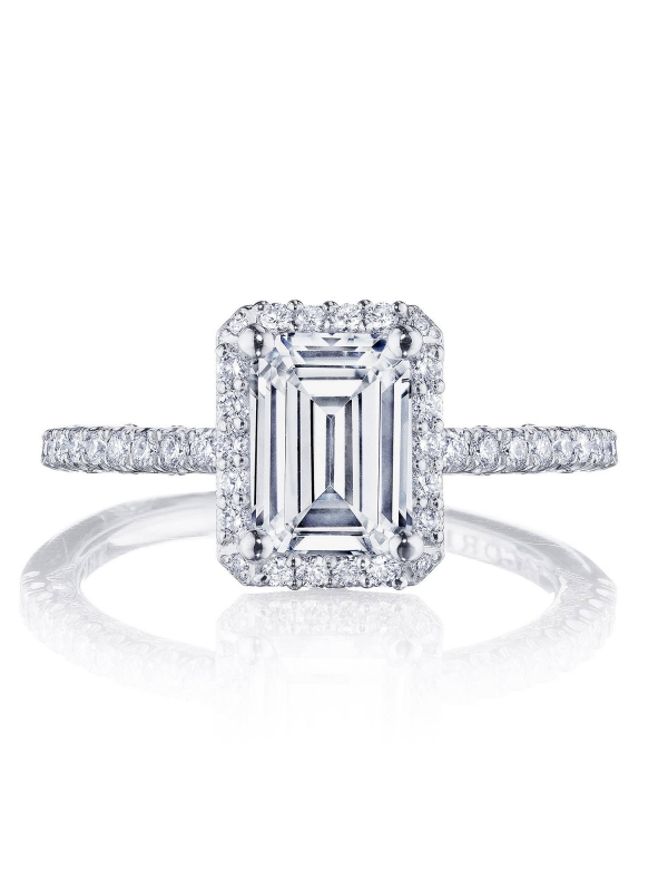 Emerald Bloom Engagement Ring