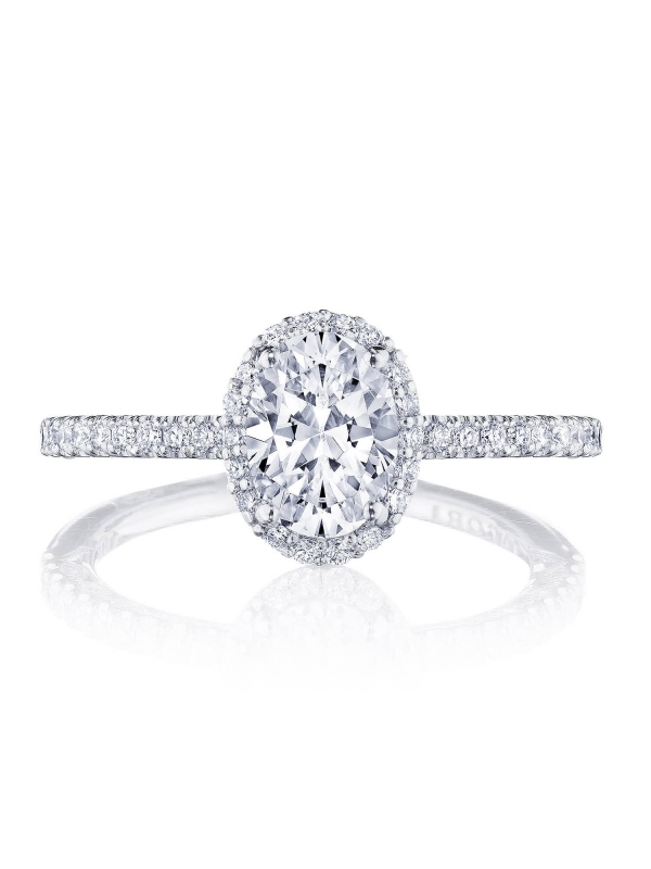 Oval Bloom Engagement Ring