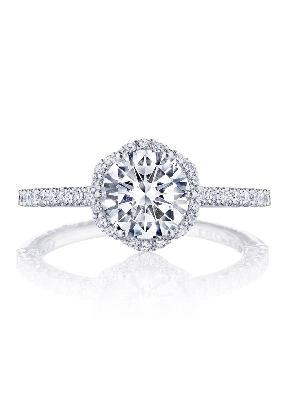 Round Bloom Engagement Ring