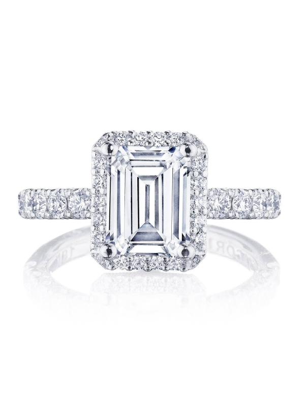 Emerald Bloom Engagement Ring