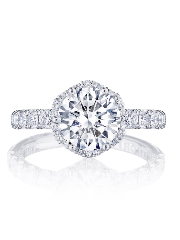 Round Bloom Engagement Ring
