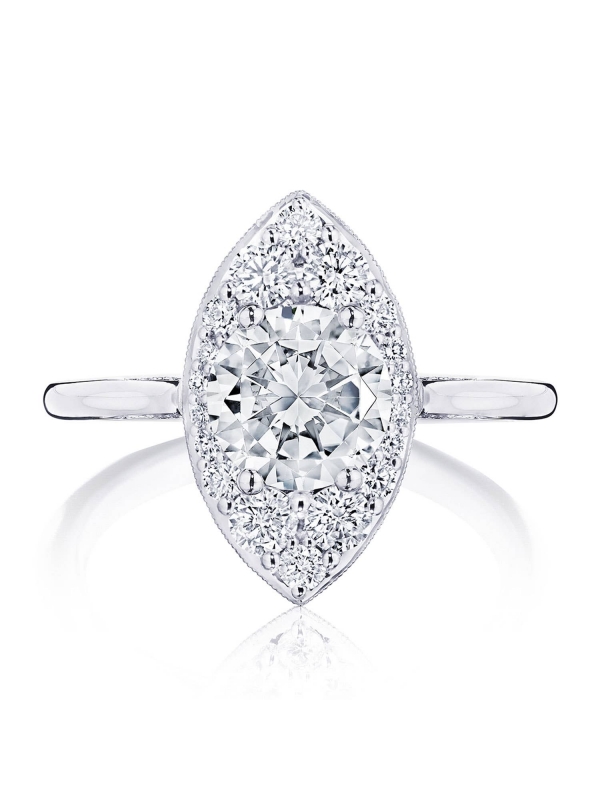 Round Bloom Engagement Ring