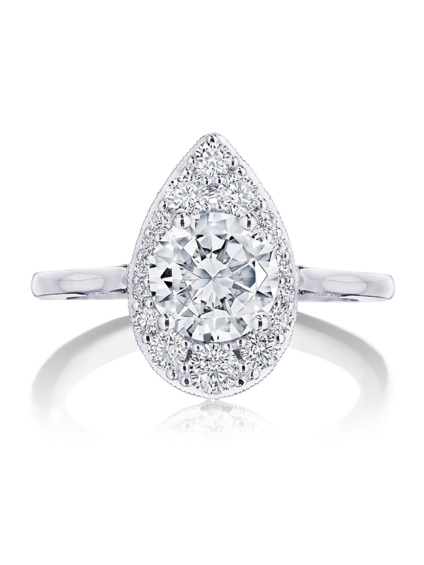 Round Bloom Engagement Ring