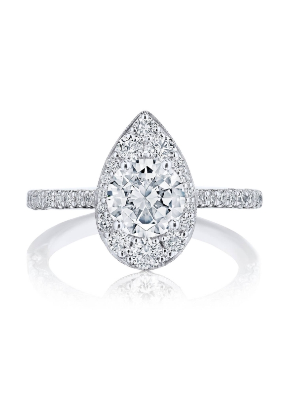 Round Bloom Engagement Ring