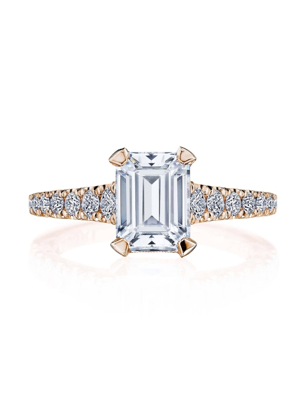Emerald Solitaire Engagement Ring