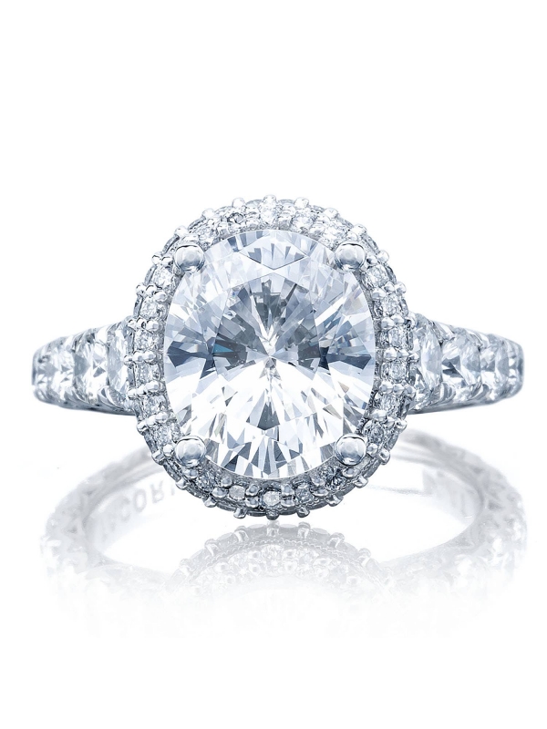 Oval Bloom Engagement Ring