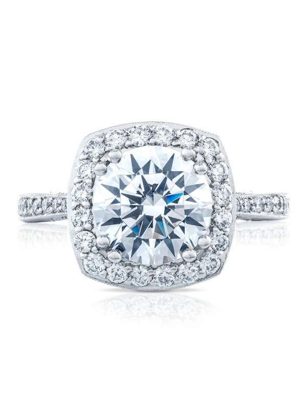 Round Bloom Engagement Ring