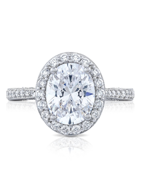 Oval Bloom Engagement Ring