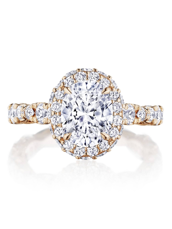 Oval Bloom Engagement Ring