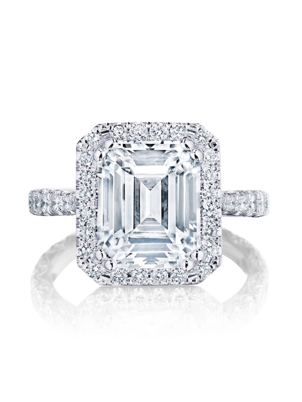 Emerald Bloom Engagement Ring